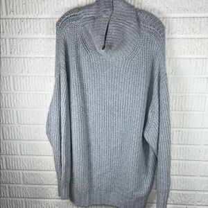 American Eagle Cozy Gray Knit Sweater